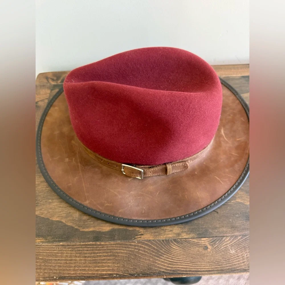 Overland Pinnacle Wool Felt and Leather Safari Hat - Picture 2 of 8